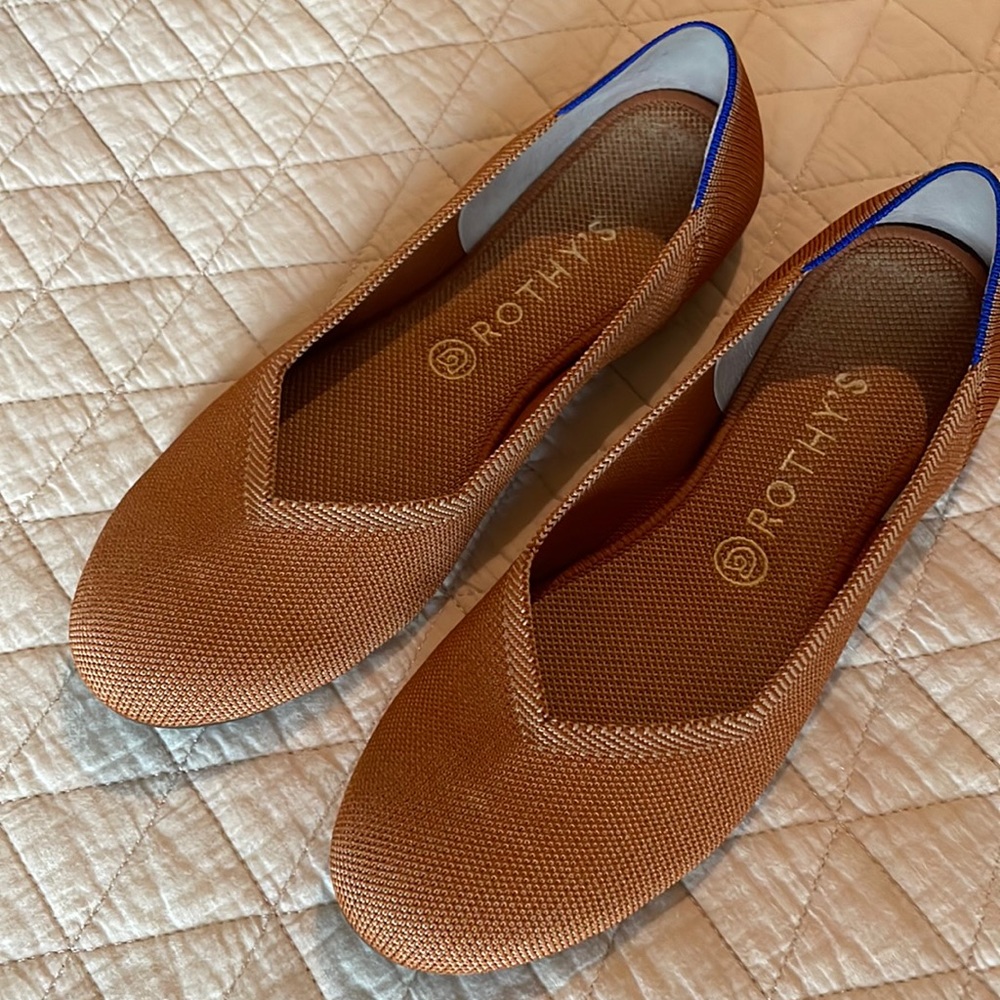 Rothy’s W10.5 Round Toe Flats Carmel